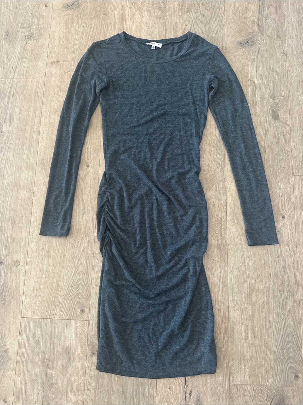 Aritzia Long Sleeve Ruched Bodycon Dress